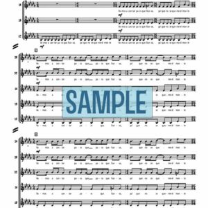 "Vamos a cantar para que llueva" — Vocal Ensemble (score + parts)